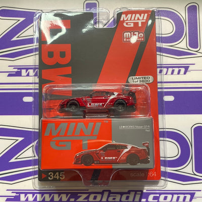 NISSAN GTR RED