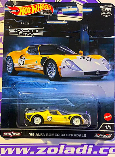 ALFA ROMEO STRADALE - Hot Wheels Premium - Zoladi Perú