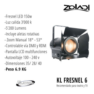 KL Fresnel 6 ELATION