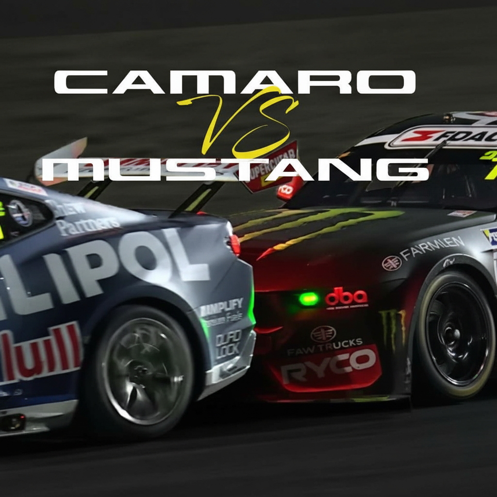 Sydney 500: La Noche que un Mustang Solitario Venció a Dos Camaros de Red Bull