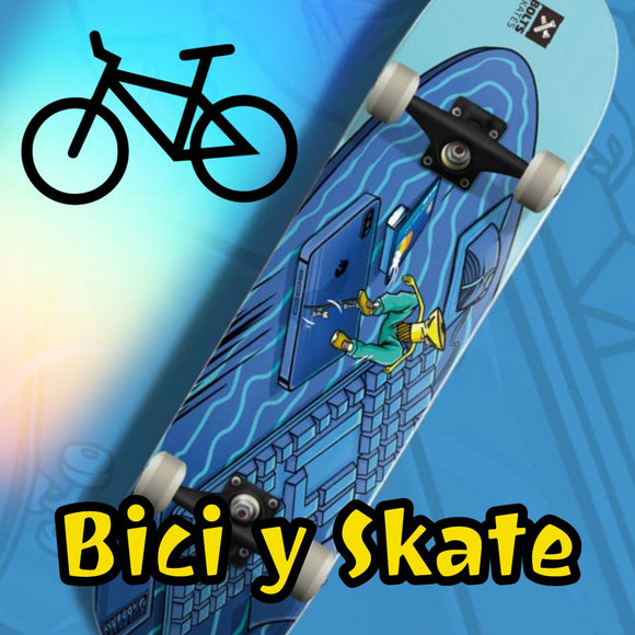 Bicicleta y Skate
