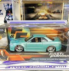 PROMO DEL DIA 32608 BRIANS NISSAN SKYLINE GTR 34 FAST AND FURIOUS 1/24