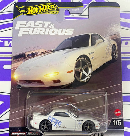 Rx7 FD de Rápidos y furiosos con logo de HKS, Zoladi Lima Peru Hotwheels Premium