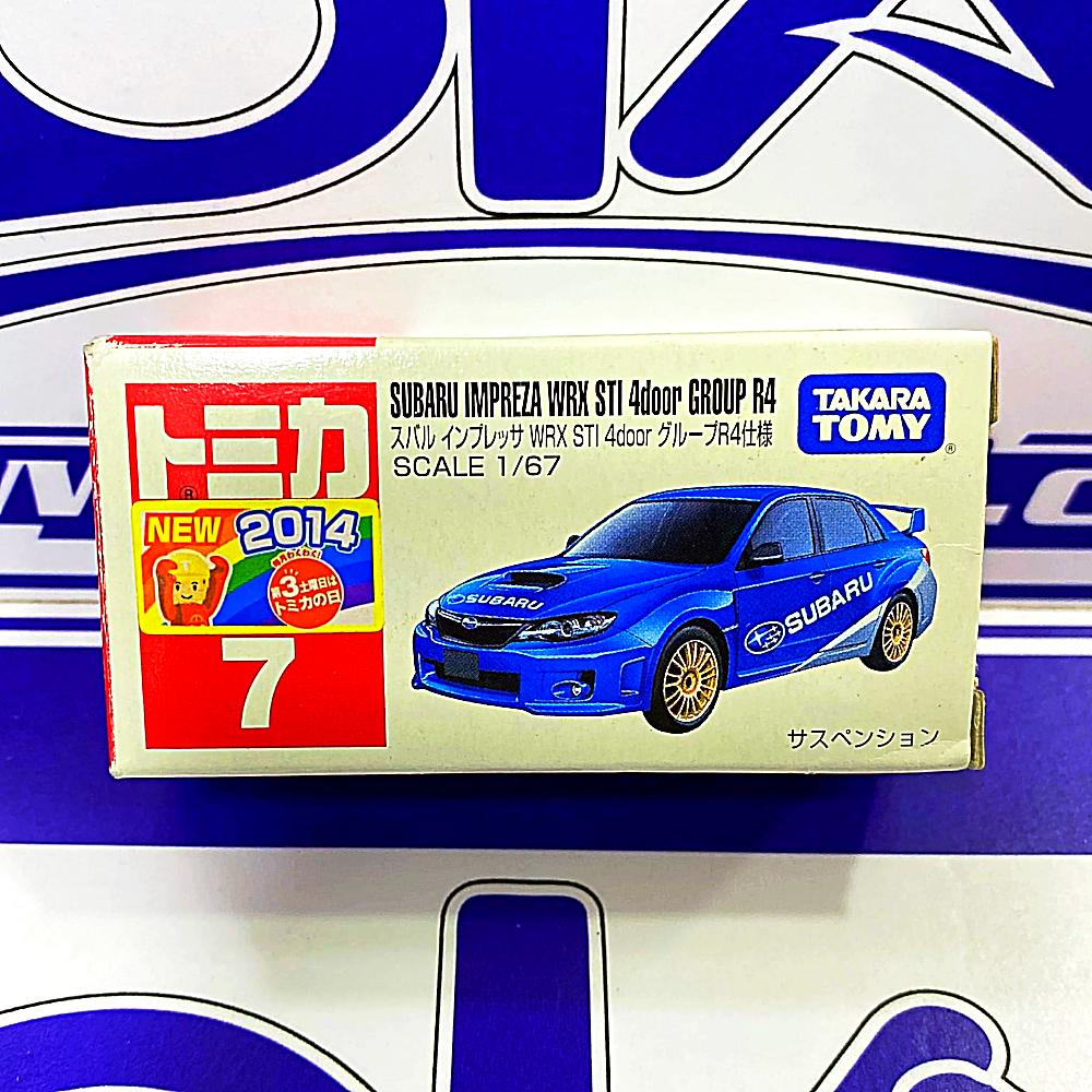 TOMICA SUBARU IMPREZA WRX STI 4DOOR GROUP R4