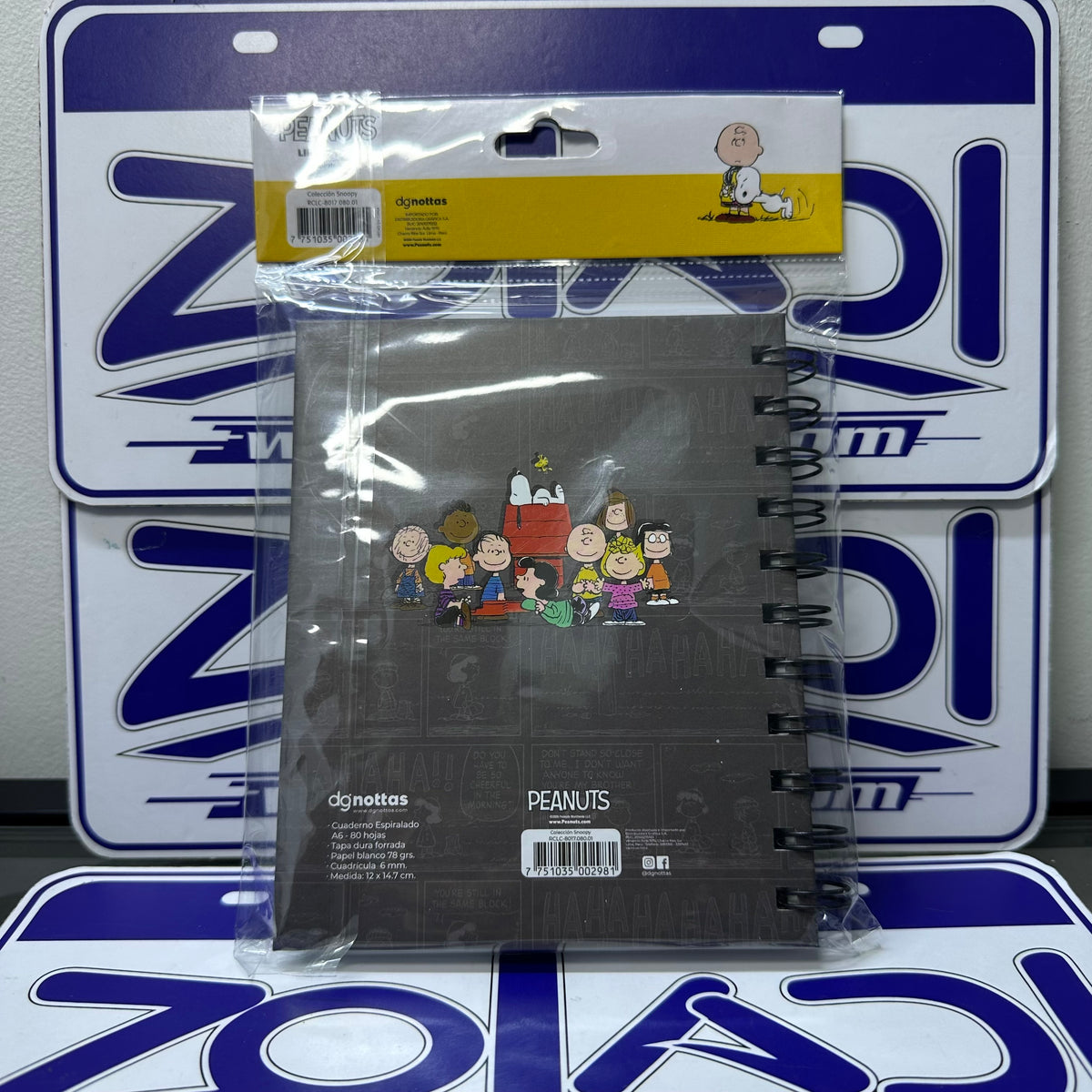 CUADERNO ANILLADO SNOOPY PARA CLASES Y APUNTES