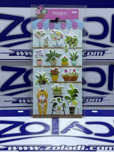 STICKER FLORES