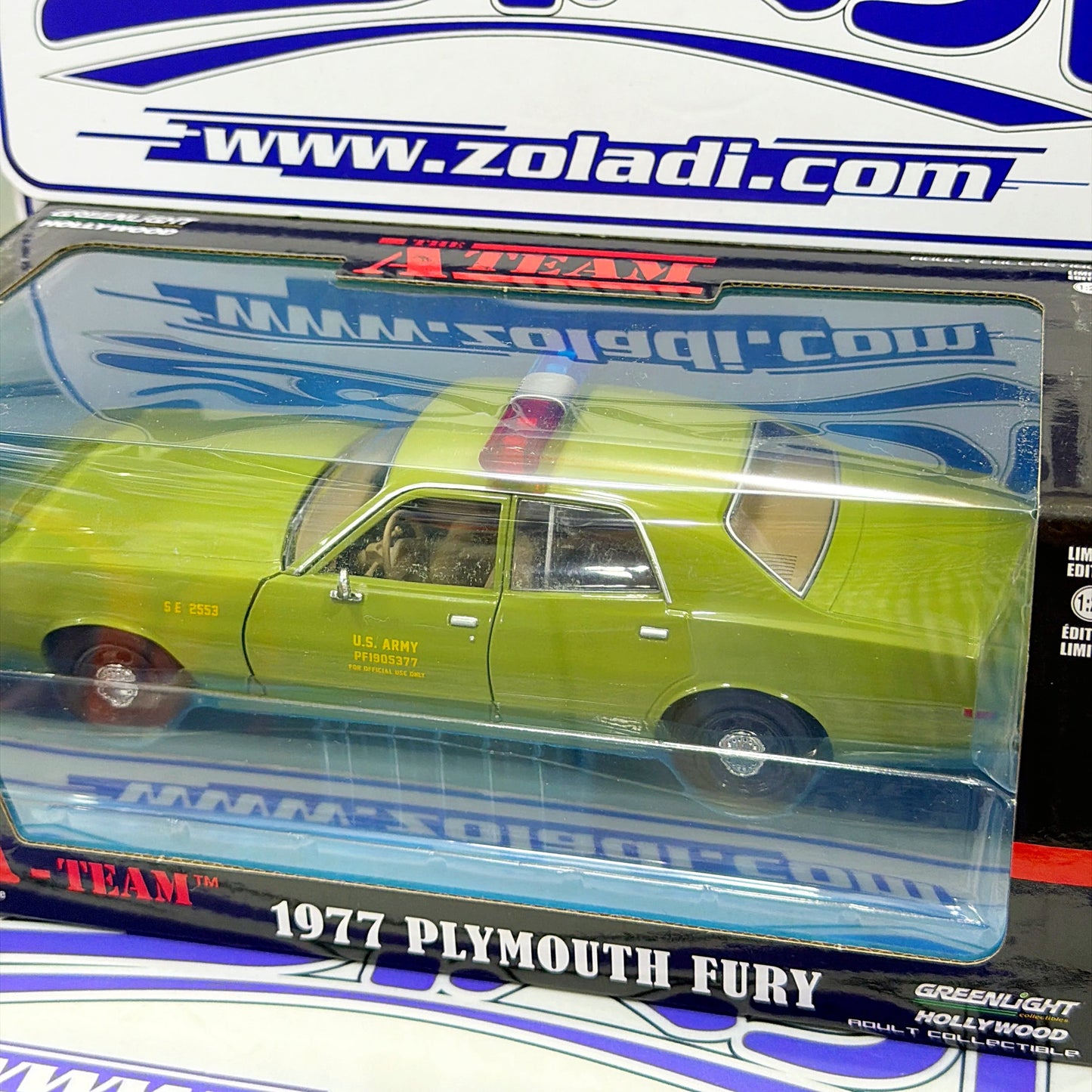 84103 PLYMOUTH FURY 1/24 GREENLIGHT