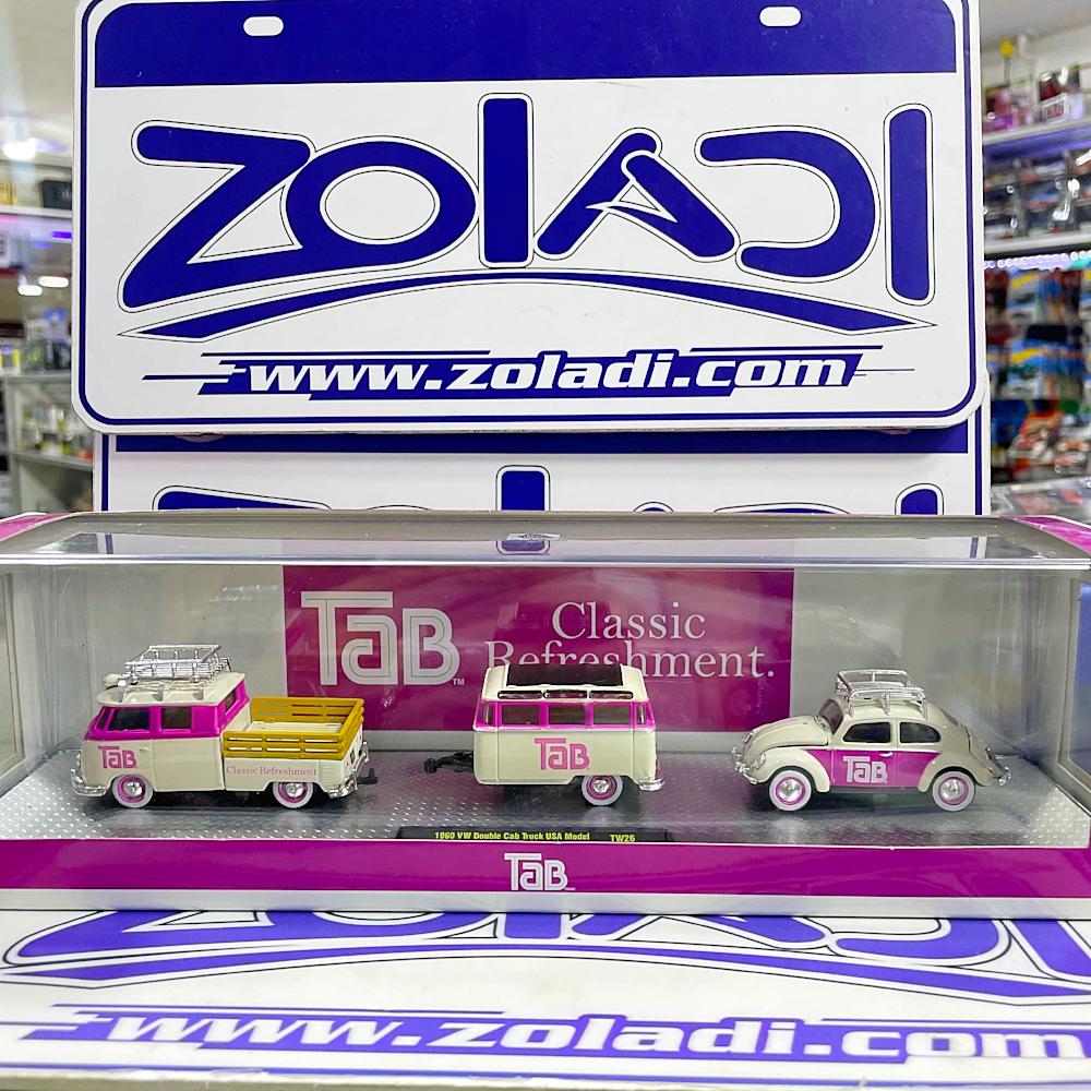 56000 1960 VW DOUBLE CAB TRUCK USA MODEL & 1953 VW BEETLE DELUXE USA MODEL