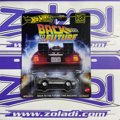 BACK TO THE FUTURE TIME MACHINE Hot Wheels Premium disponible en Zoladi Lima