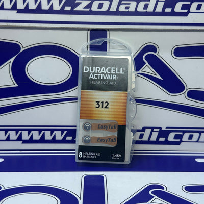 PILAS AUDITIVAS DURACELL 312 BLISTER X8 PARA AUDÍFONOS