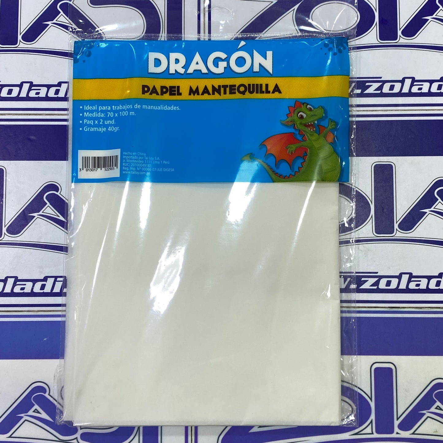 PAPEL MANTEQUILLA DRAGÓN