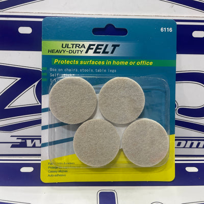 FELPA ADHESIVA BEIGE 1 1/2 BLISTER x8UNDS