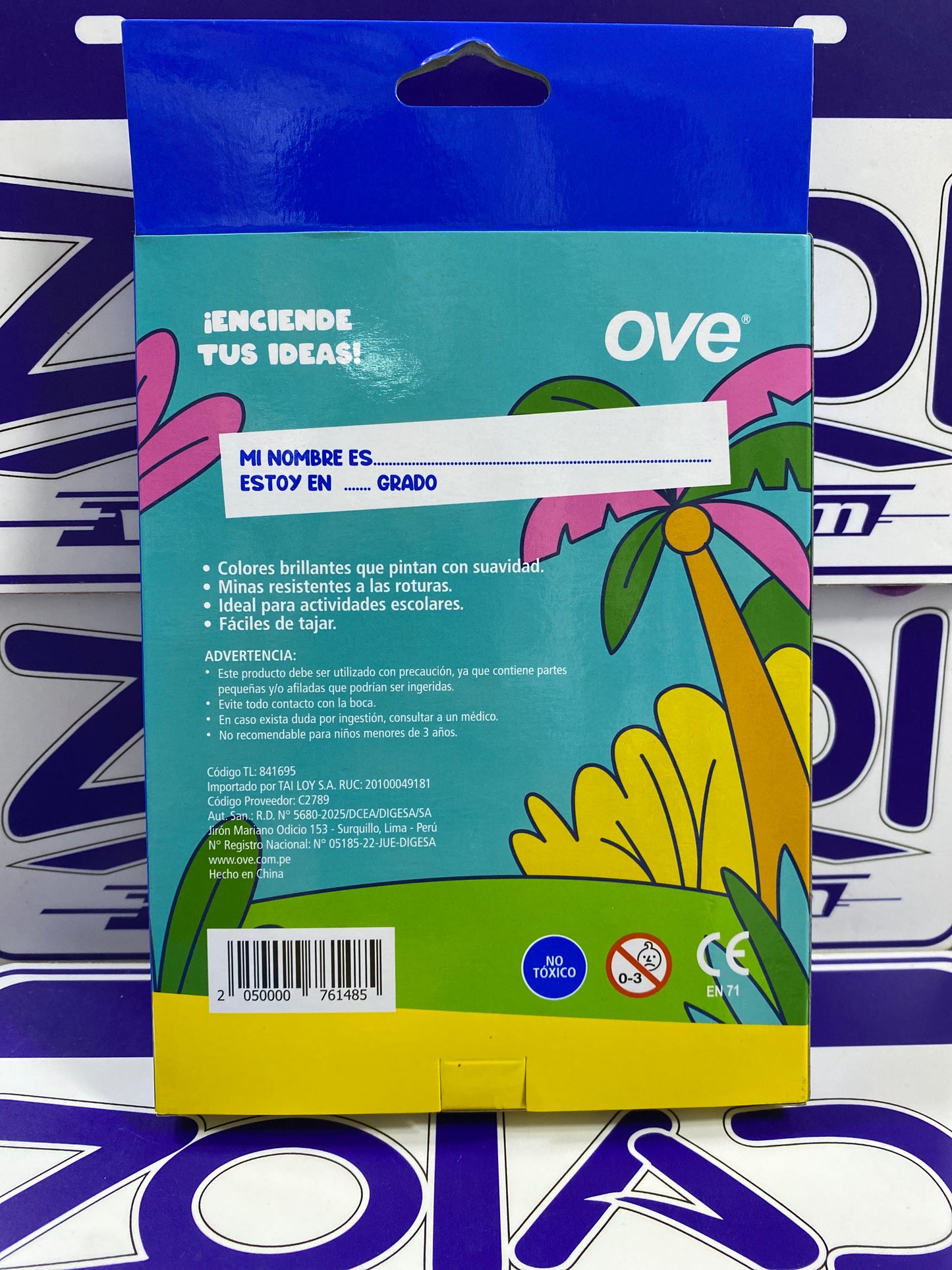 PACK DE 36 LAPICES DE COLORES