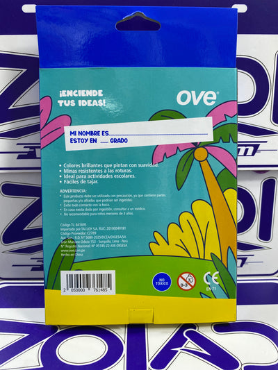 PACK DE 36 LAPICES DE COLORES