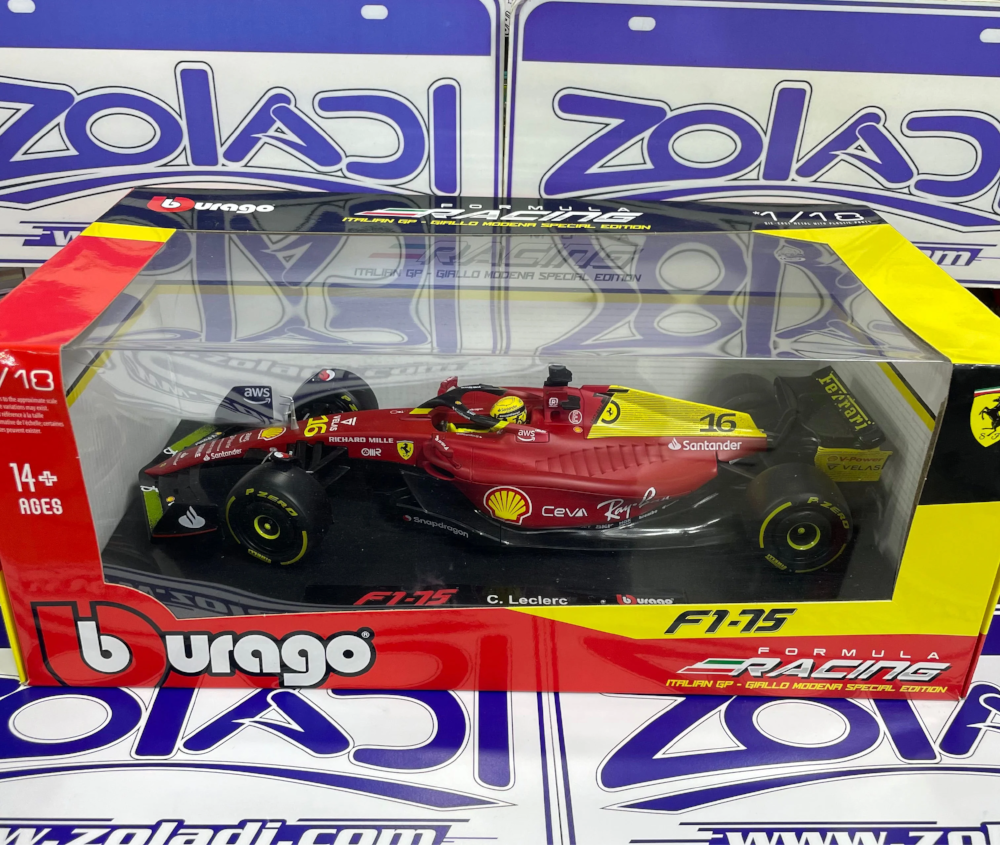 16811 1/18 F1-75 LECLERC #16 FERRARI