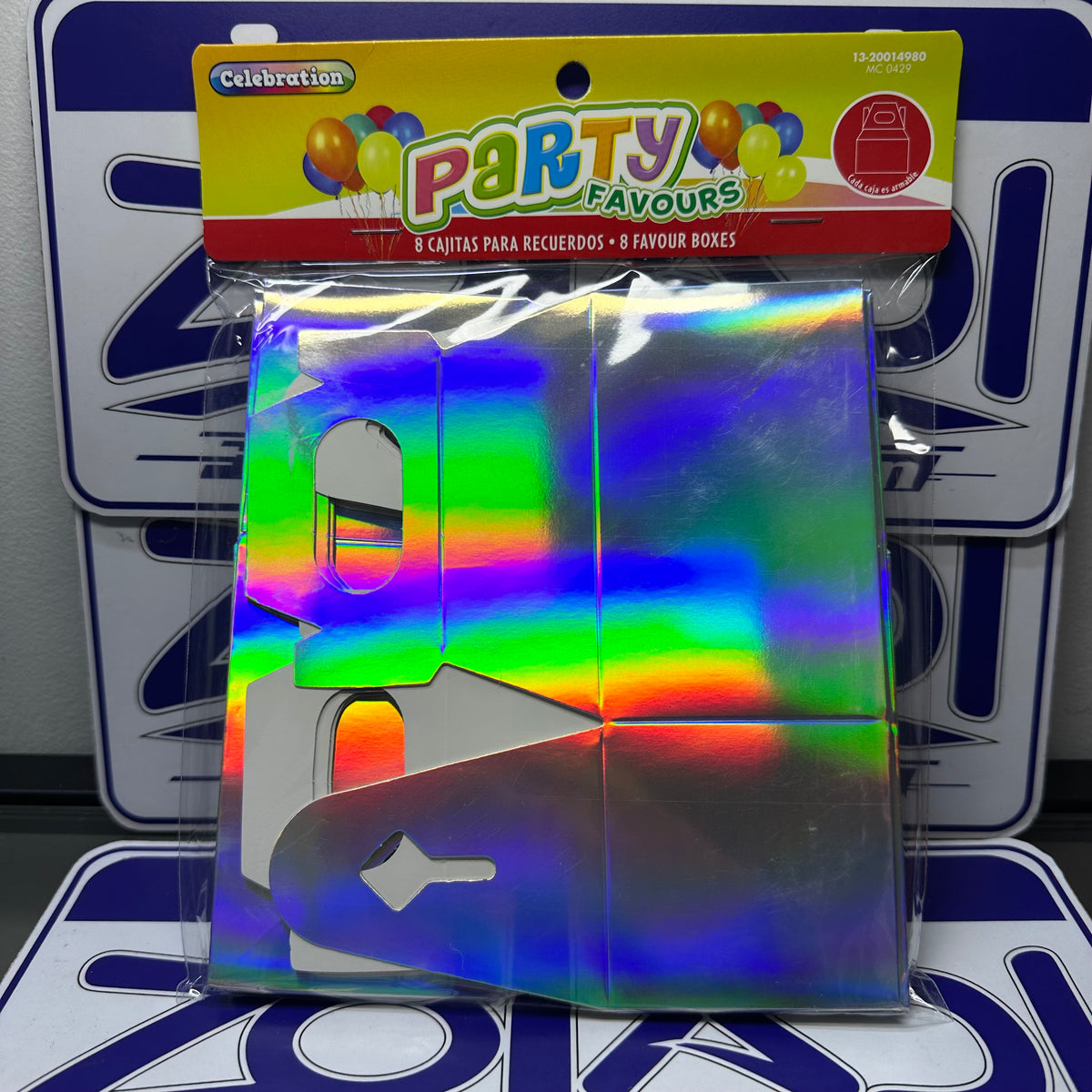 CAJITAS DE FIESTA PARA RECUERDO PLATEADO