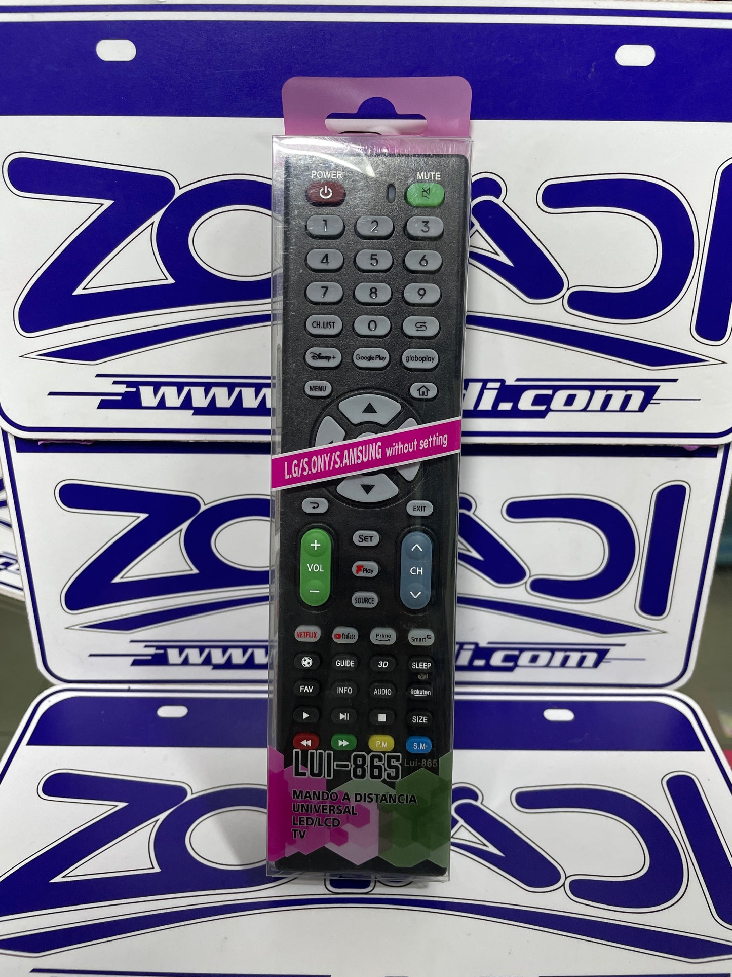 CONTROL REMOTO UNIVERSAL PARA TELEVISIÓN