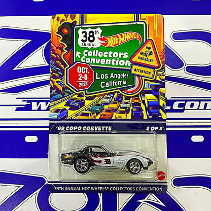 HWF31 69 COPÓ CORVETTE 38th ANNUAL HOTWHEELS COLLECTORS CONVENTION