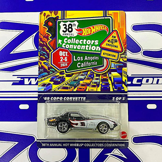 HWF31 69 COPÓ CORVETTE 38th ANNUAL HOTWHEELS COLLECTORS CONVENTION