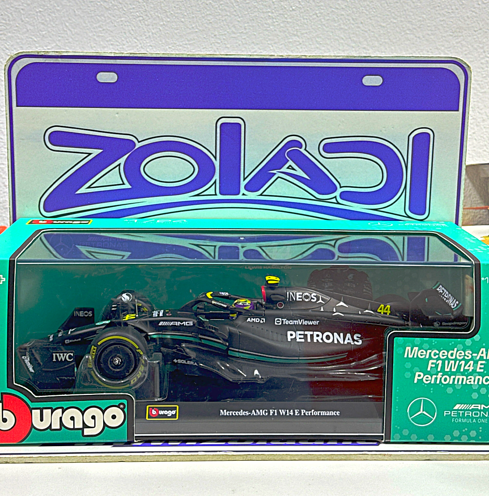 02436 MERCEDES AMG F1 W14 E LEWIS HAMILTON 1/24 BUGAGO