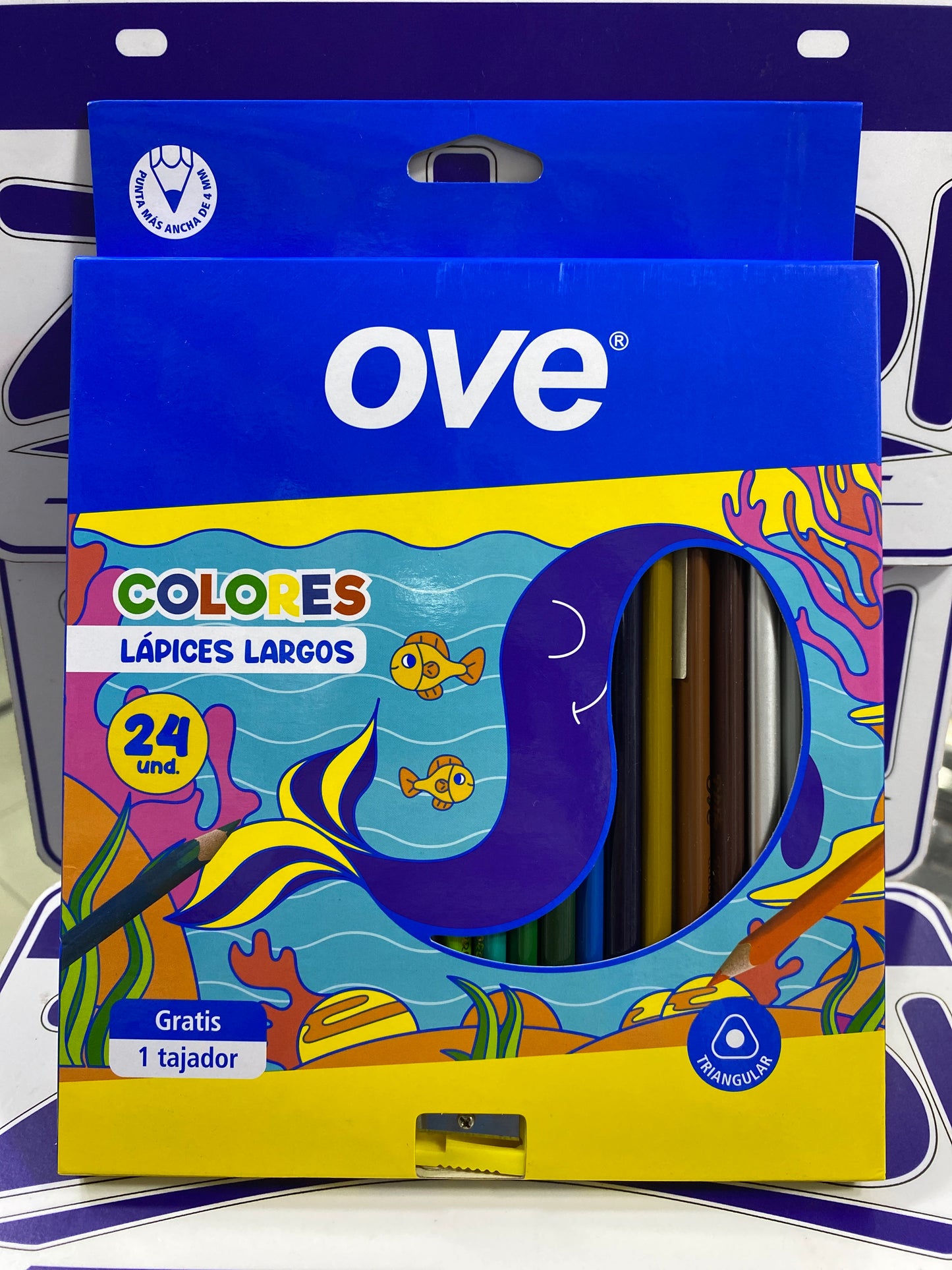 PACK DE LAPICES DE COLORES 24und