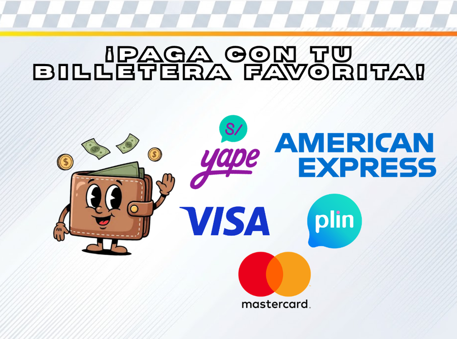 Paga con tu billetera favorita