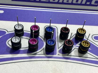 SET DE 4 LLANTAS DE GOMA