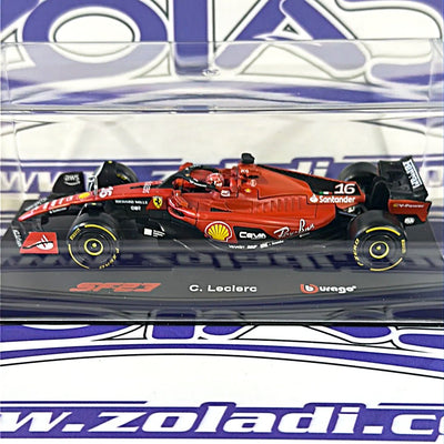 SF23 C LECLERC #16 Ferrari (ACRILICO CON CASCO) 2023