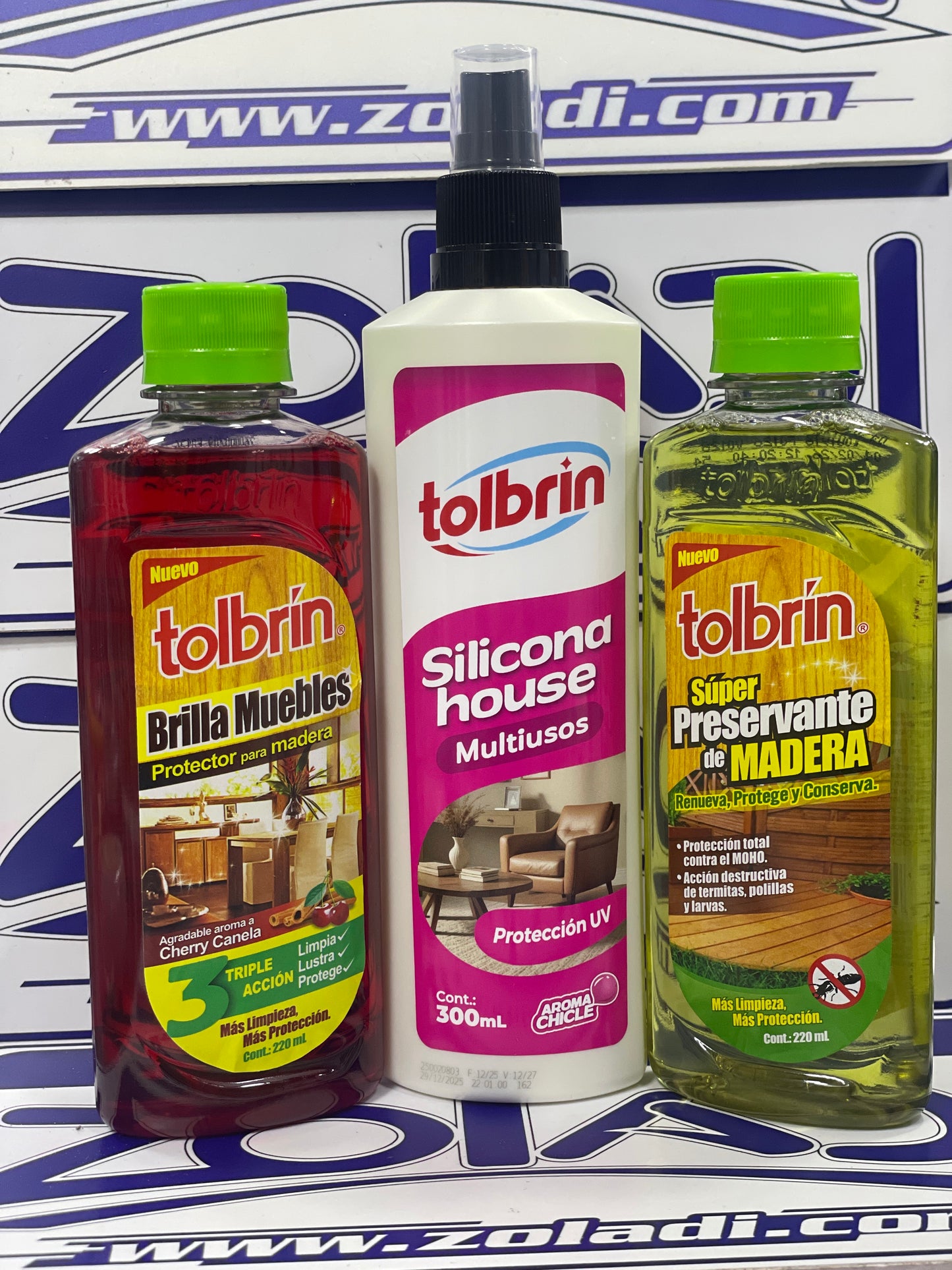PACK CUIDADO DE MUEBLES - SILICONA, PROTECTOR Y PRESERVANTE