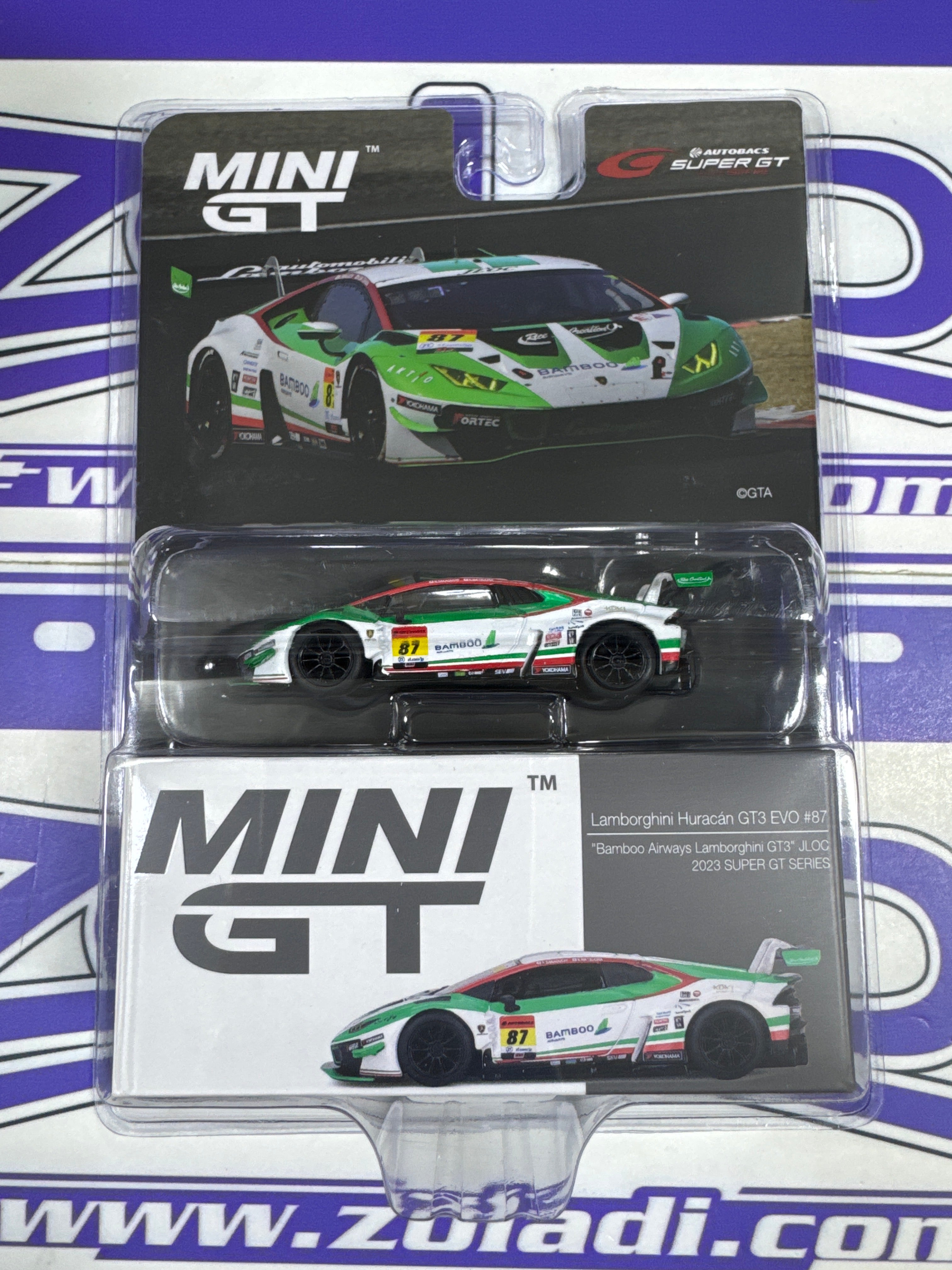 689 LAMBORGHINI HURACAN GT3 EVO MINI GT – Zoladi