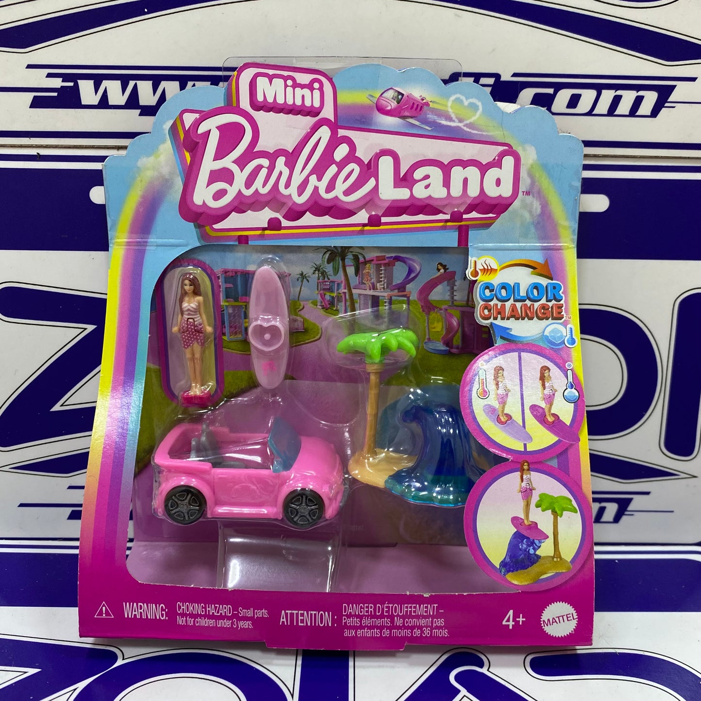MINI BARBIE LAND CARRO CONVERTIBLE DE PLAYA BARBIE