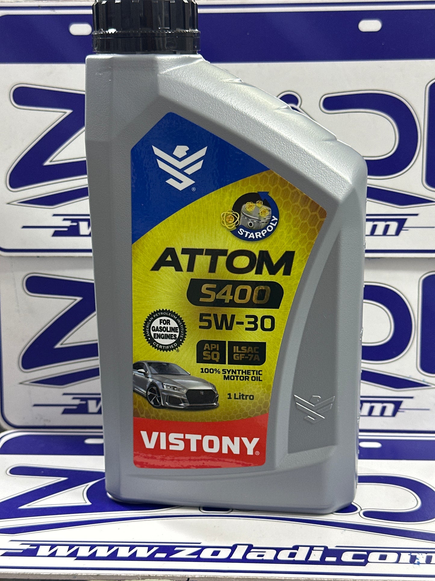 ACEITE LUBRICANTE 100% SINTETICO VISTONY ATTOM S400 5W-30