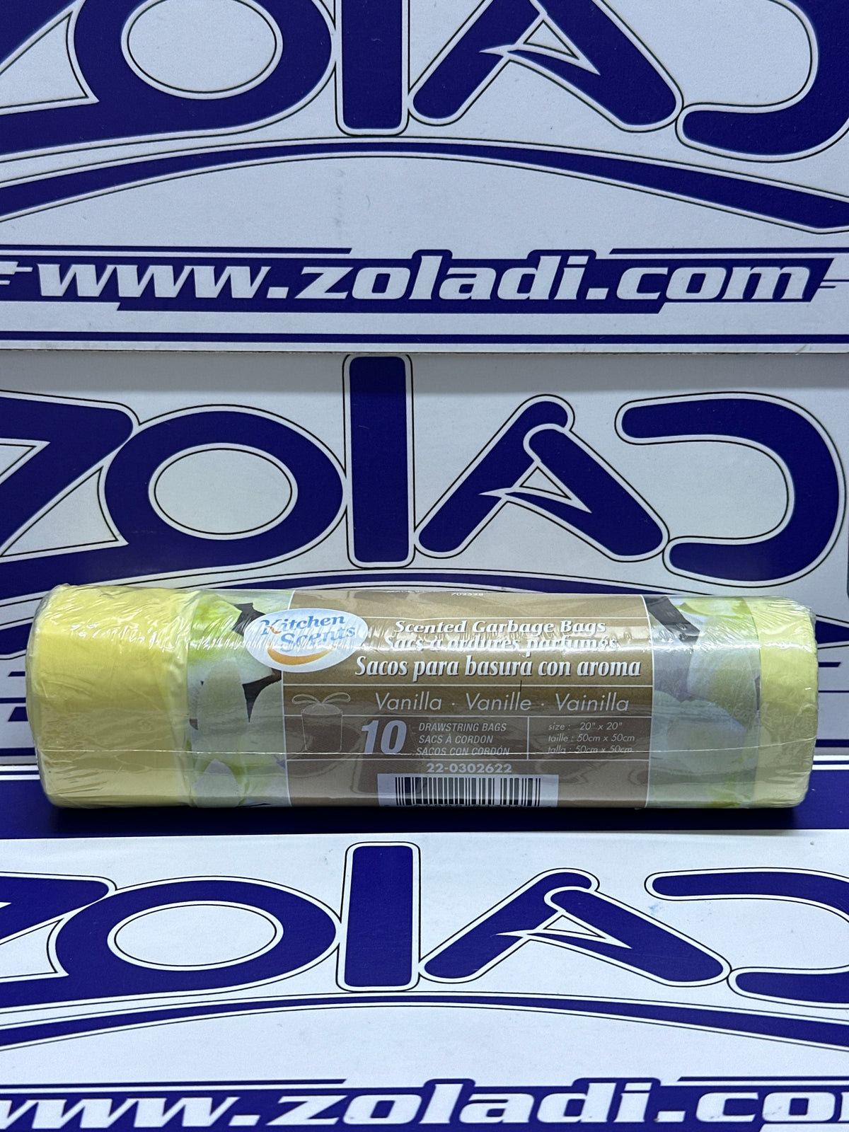 BOLSA DE BASURA CON AROMA DE VAINILLA