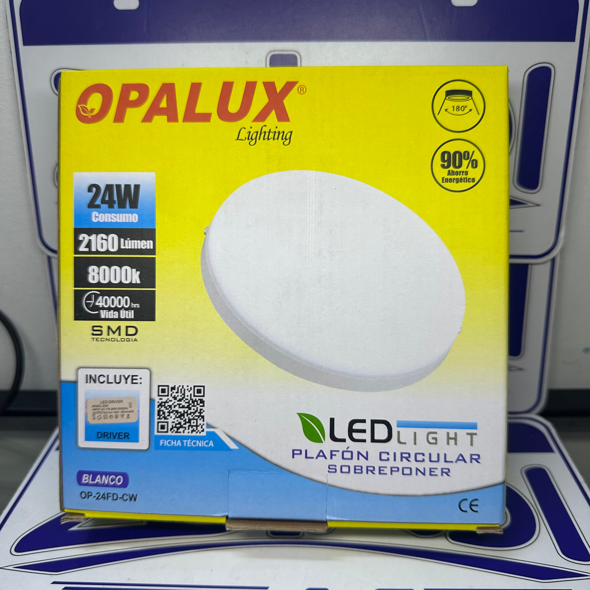 FOCO PLAFÓN LED 24W OPALUX