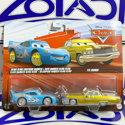 JDH42 RAYO MCQUEEN  BLING BLING DINOCO / TEX DINOCO CARS