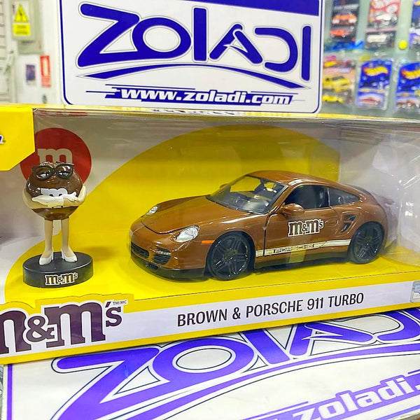 34624 BROWN & PORSCHE 911 TURBO 1/24 JADA
