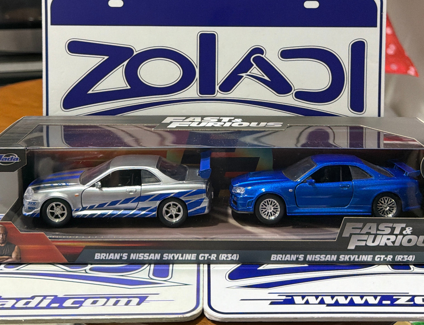 31980 BRIANS NISSAN SKYLINE GTR R34 34 & BRIANS NISSAN SKYLINE GTR R34 1/32