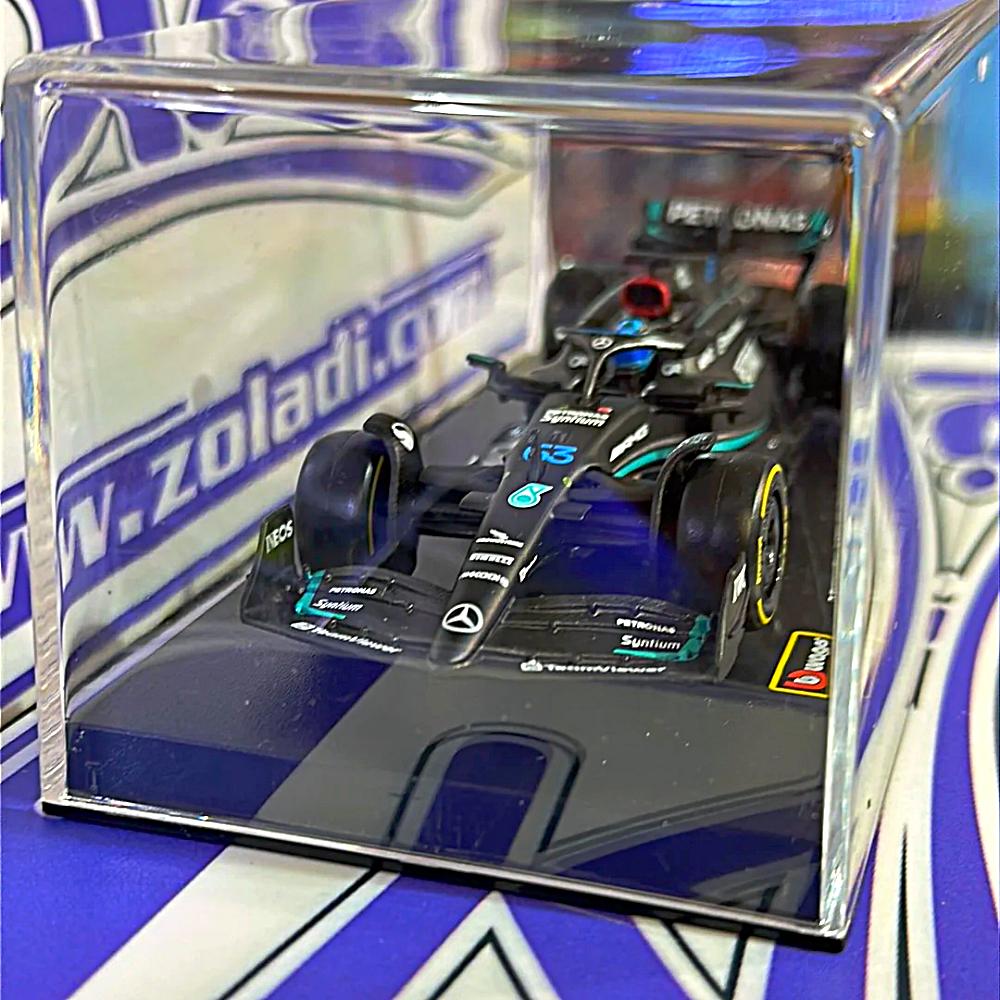 02416 W14 GEORGE RUSSELL #63 Mercedes (ACRILICO CON CASCO)i