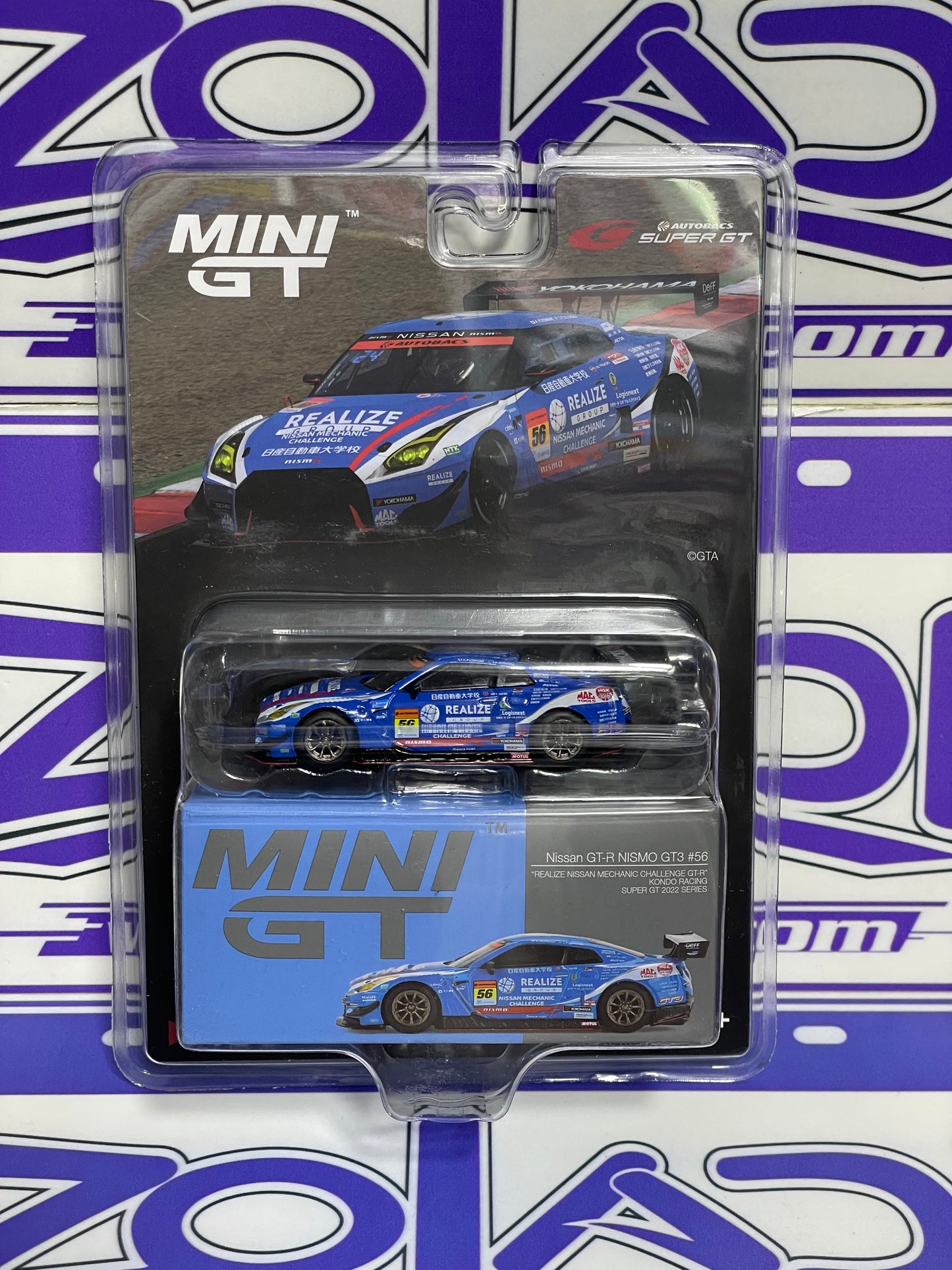 486 MINIGT NISSAN GTR NISMO GT3 #56