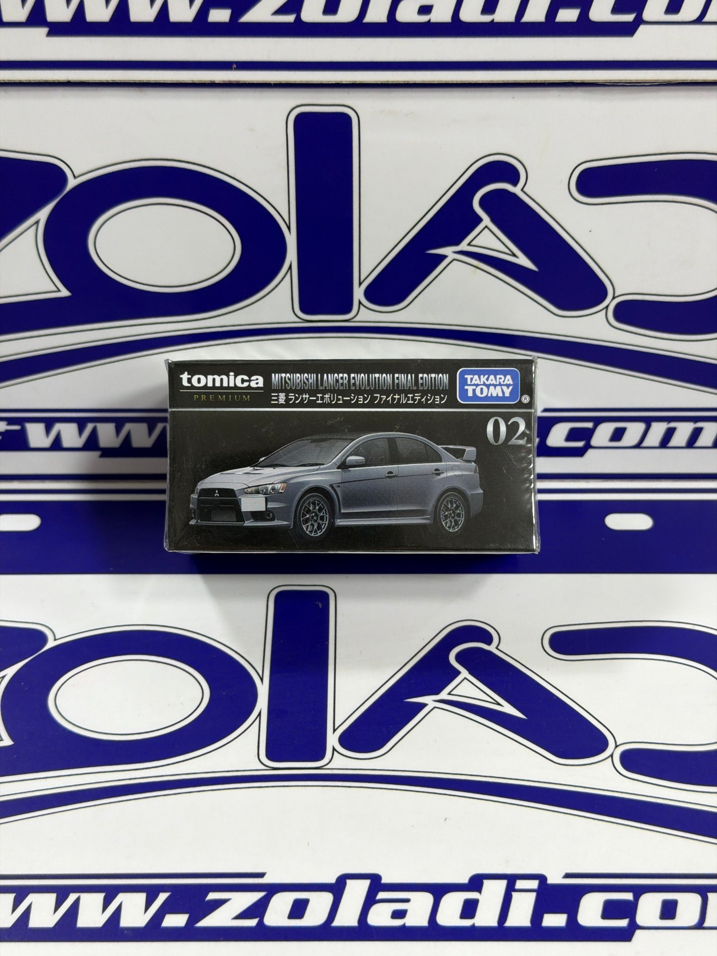 02 MITSUBISHI LANCER EVOLUTION FINAL EDITION TOMICA PREMIUM