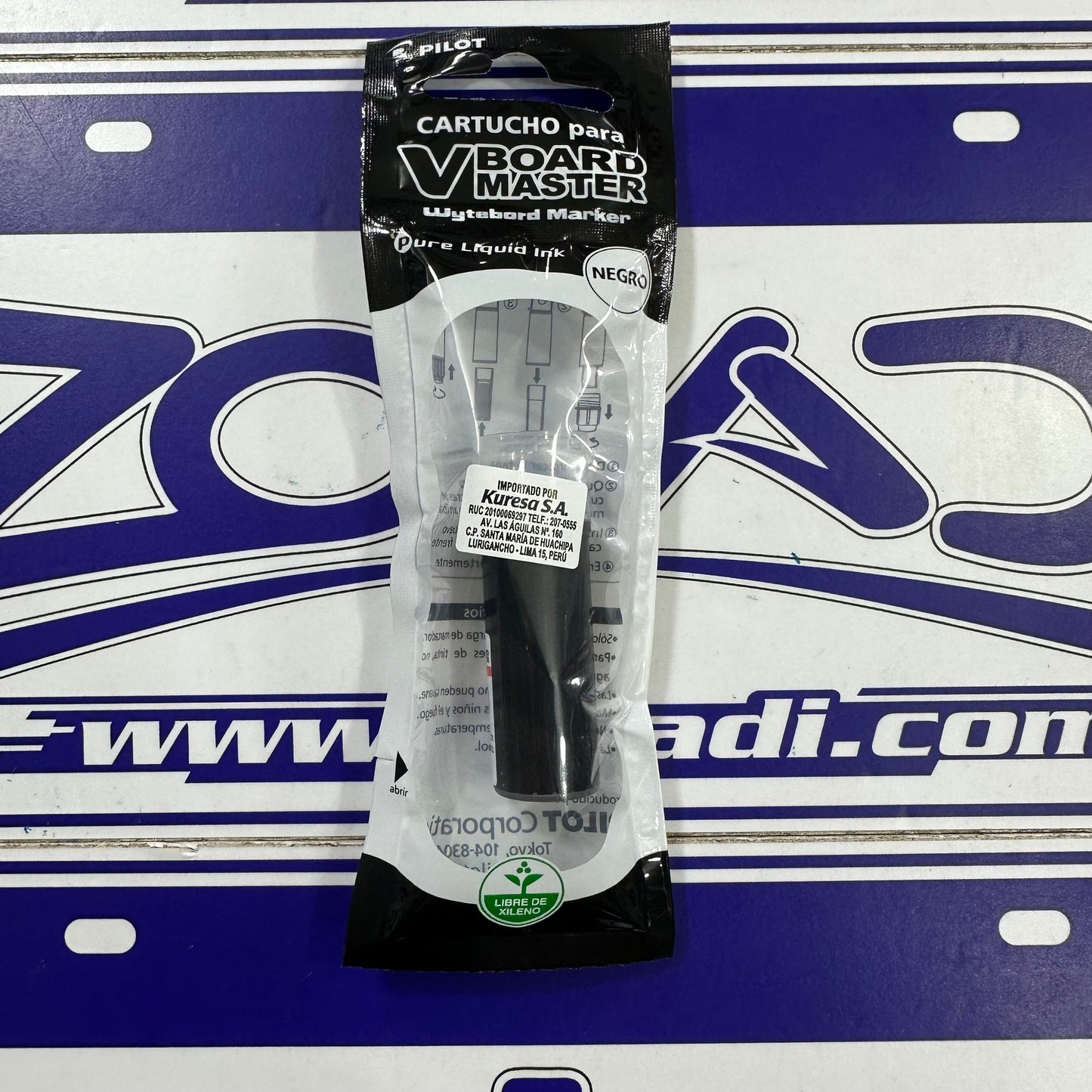 TINTA RECARGABLE CARTUCHO PILOT PIZARRA WBS-VBM NEGRO