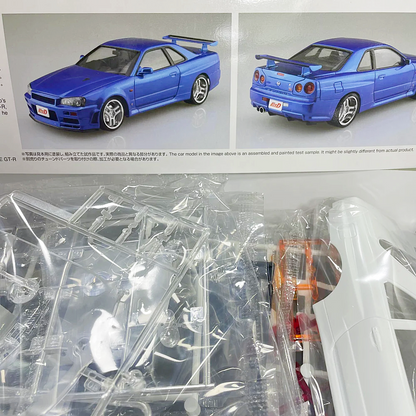 3000 NISSAN SKYLINE R34 AOSHIMA 1/24