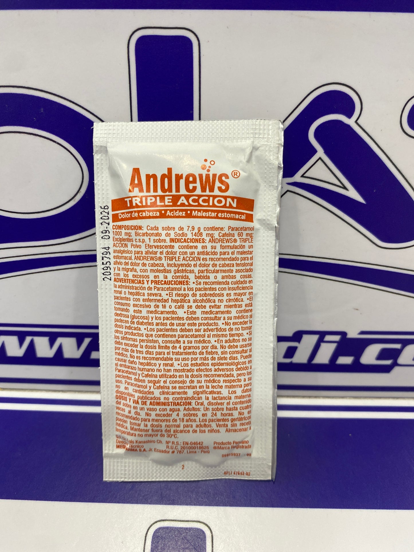 2und SOBRES DE SAL ANDREWS
