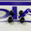 KURO ZOKU SET DE 4 LLANTAS SPOKERS BLACK / CHROME