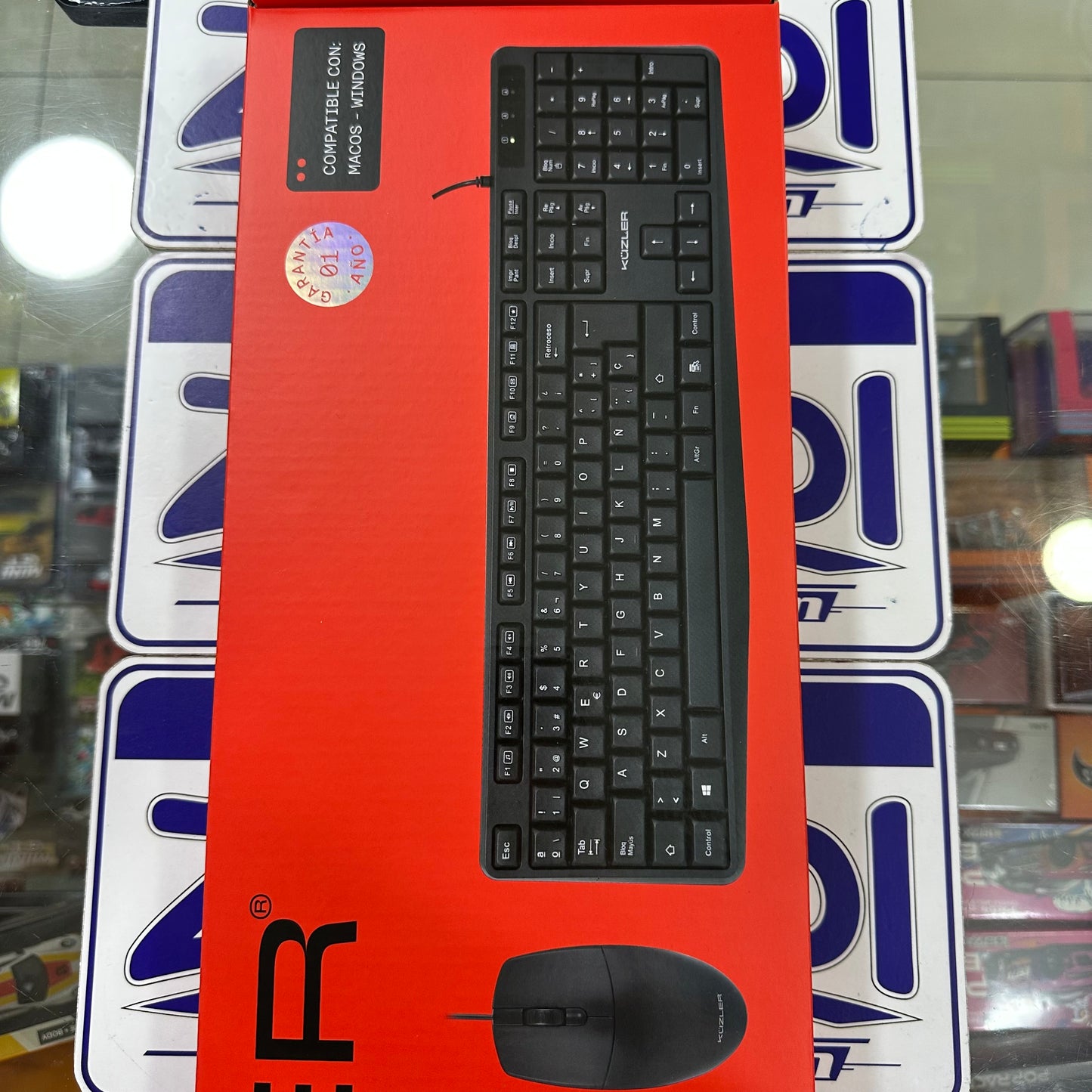 COMBO KUZLER TECLADO + MOUSE INALAMBRICO
