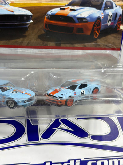 HKF58 SET MUSTANG BOSS 302 Y CUSTOM MUSTANG