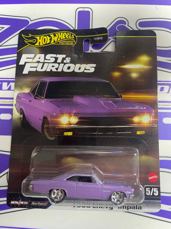 chevy impala chevrolet rapidos y furiosos  hotwheels premium