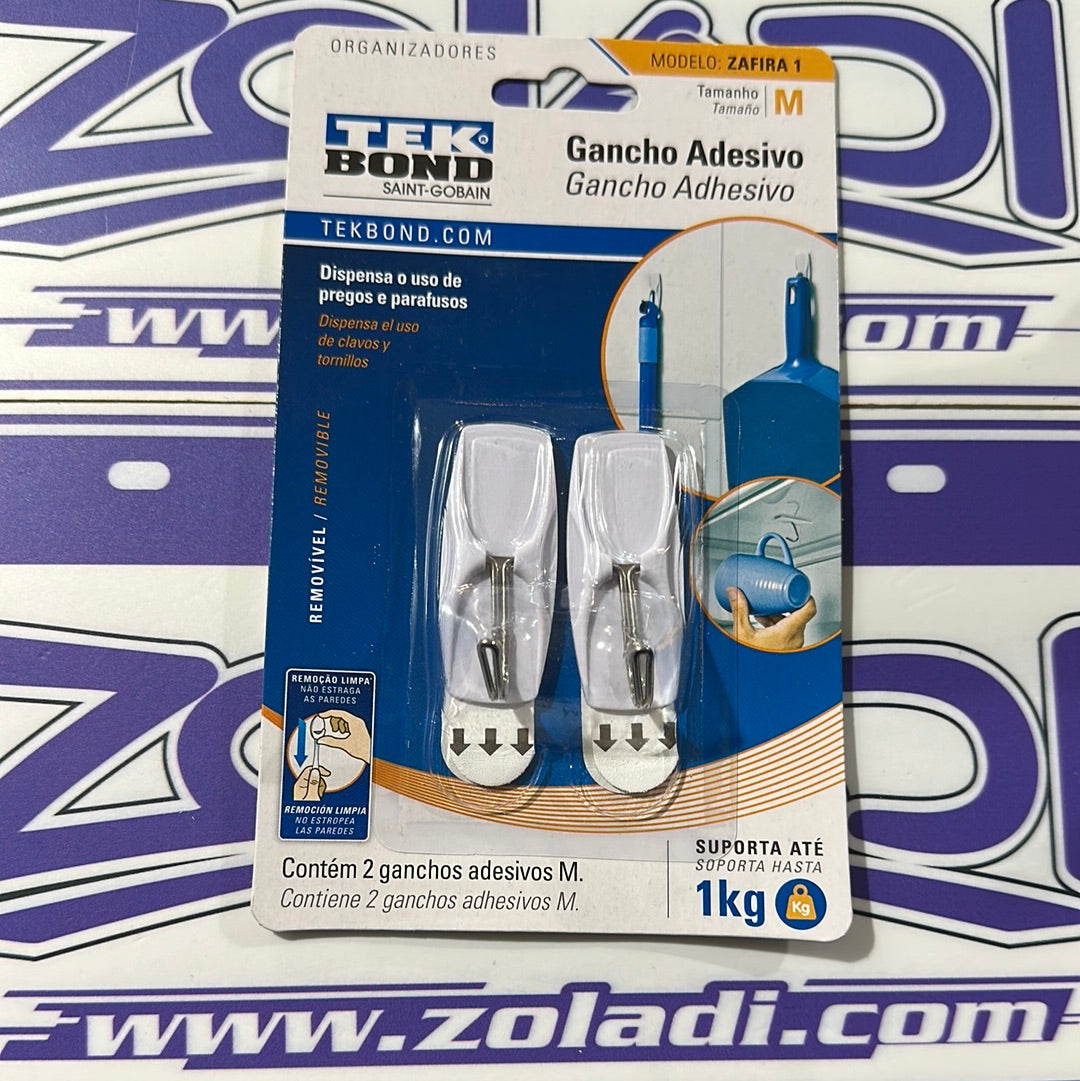 Gancho Adesivo 1kg Tekbond