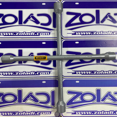 LLAVE DE RUEDA TIPO CRUZ 17mm, 19mm, 21mm y 23mm
