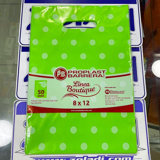 Bolsa Plástica 50und  8x12cm (Pequeña)